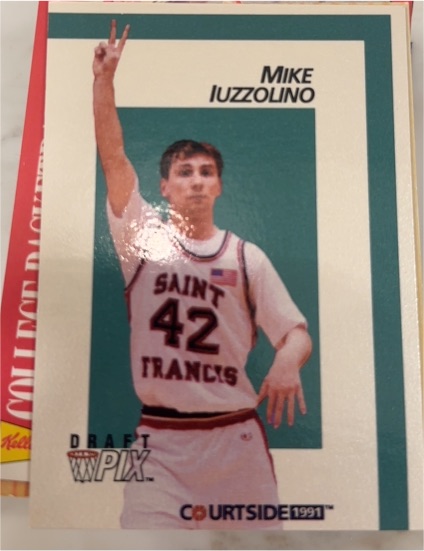 1991 Courtside #29 Mike Iuzzolino Saint Francis Red Flash — front