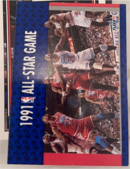 1991-92 Fleer #237 1991 All-Star Game — front