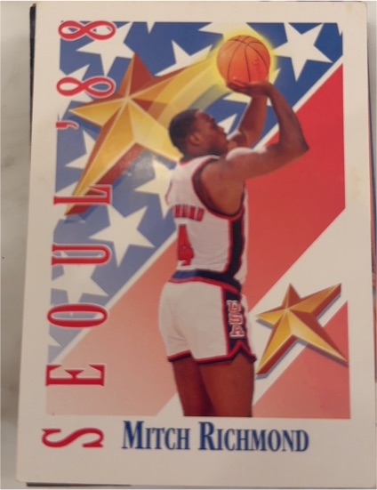 1991-92 SkyBox #555 Mitch Richmond USA Basketball — front