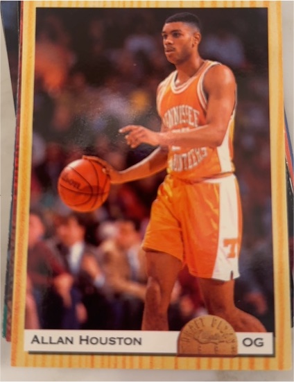 1993 Classic Draft Picks #8 Allan Houston — front