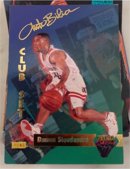 1995 Tetrad Signature Rookies #11 Damon Stoudamire — front