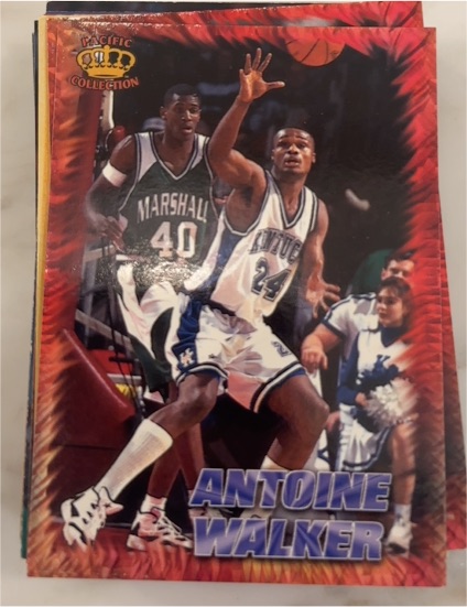 1996 Pacific Power #RR-49 Antoine Walker Kentucky Wildcats — front