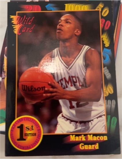 1991-92 Wild Card #23 Mark Macon — front