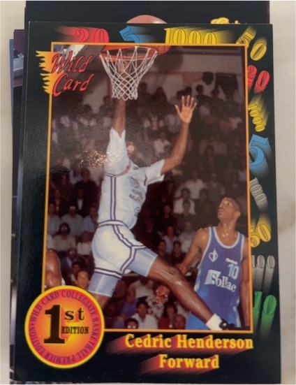 1991-92 Wild Card #87 Cedric Henderson — front