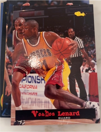 1994 Classic Draft #73 Voshon Lenard — front