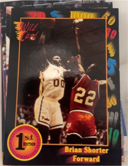 1992 Wild Card Collegiate #34 Brian Shorter — front
