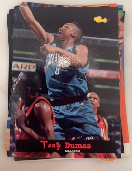 1994 Classic Draft #24 Tony Dumas — front