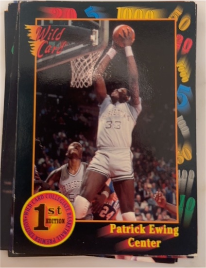 1991-92 Wild Card #15 Patrick Ewing — front