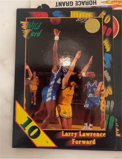 1992 Wild Card #10 Larry Lawrence — front