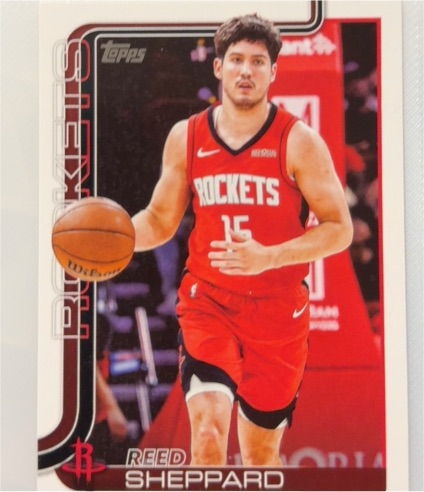 2025-26 Topps #178 Reed Sheppard — front