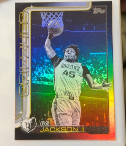 2025-26 Topps #249 GG Jackson II Blackout — front