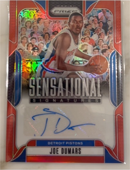 2024 Panini Prizm Sensational Signatures #SS-JD Joe Dumars — front