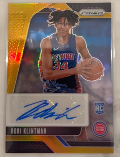 2024-25 Panini Prizm #RSI-BKP Bobi Klintman — front