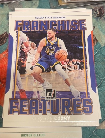 2023-24 Donruss #21 Stephen Curry Franchise Features — front
