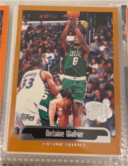 1999-00 Topps NBA Tipoff #52 Antoine Walker — front