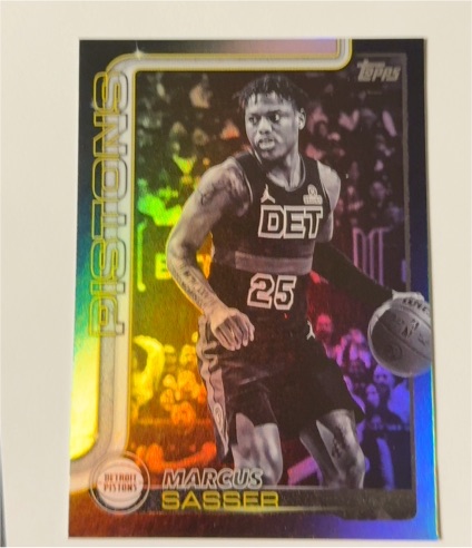 2025-26 Topps #46 Marcus Sasser — front