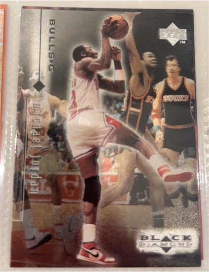 1998-99 Upper Deck Black Diamond #1 Michael Jordan — front