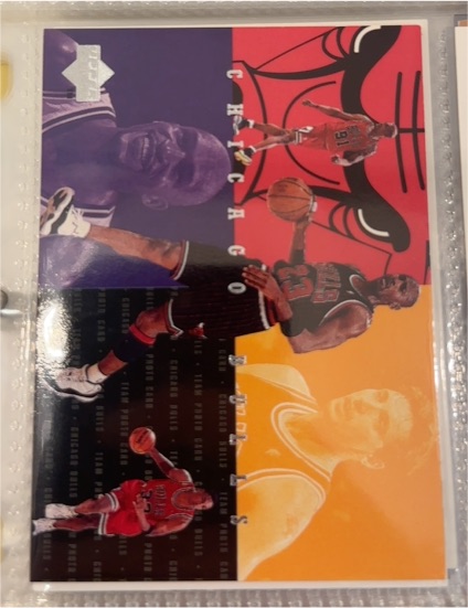 1998 Upper Deck #CB-10 Michael Jordan, Pippen, Rodman, Kukoc Chicago Bulls — front