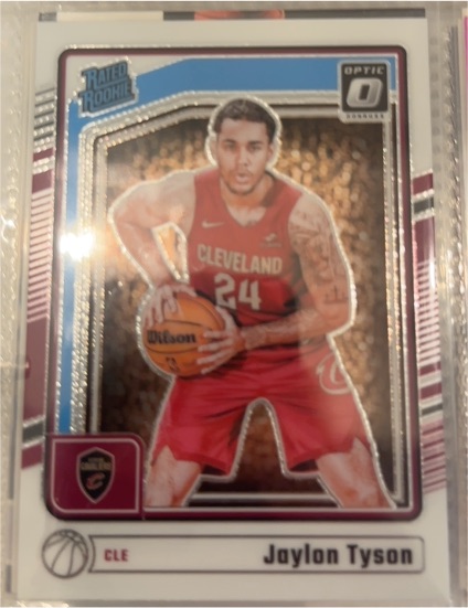 2024-25 Donruss Optic #253 Jaylon Tyson — front