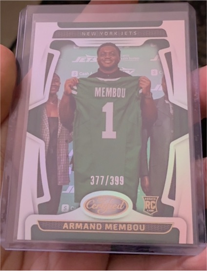 2025 Panini Certified #185 Armand Membou — front