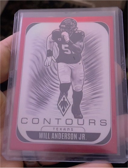2025 Panini Phoenix #13 Will Anderson Jr. Contours Silver — front