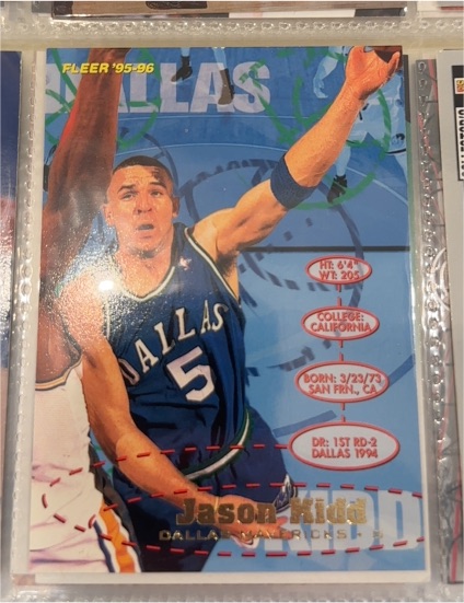 1995-96 Fleer #36 Jason Kidd — front