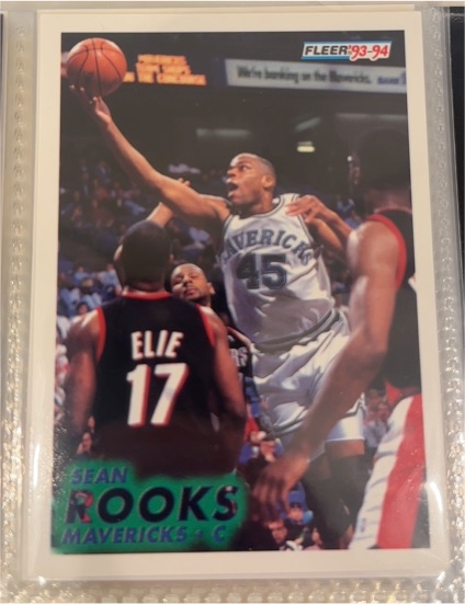 1993-94 Fleer #47 Sean Rooks — front
