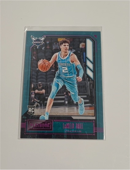 2020-21 Panini Chronicles Playbook #192 LaMelo Ball Rookie Charlotte Hornets — front
