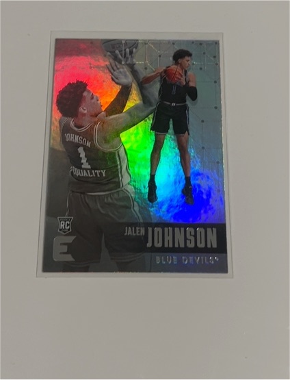2021 Panini Chronicles Draft Picks Essentials #113 Jalen Johnson — front