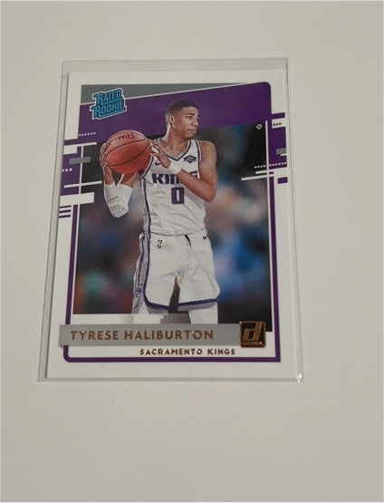 2020-21 Panini Donruss #231 Tyrese Haliburton Rated Rookie — front