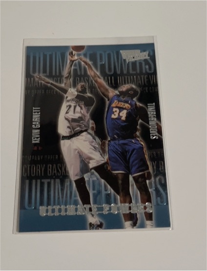 2001 Upper Deck Ultimate Victory Ultimate Powers #U5 Kevin Garnett — front