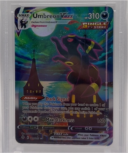 2021 Pokémon Sword & Shield Evolving Skies #215/203 Umbreon VMAX — front