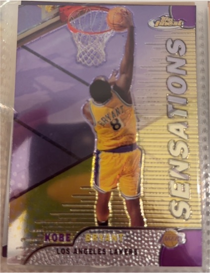 1999 Topps Finest Sensations #128 Kobe Bryant — front