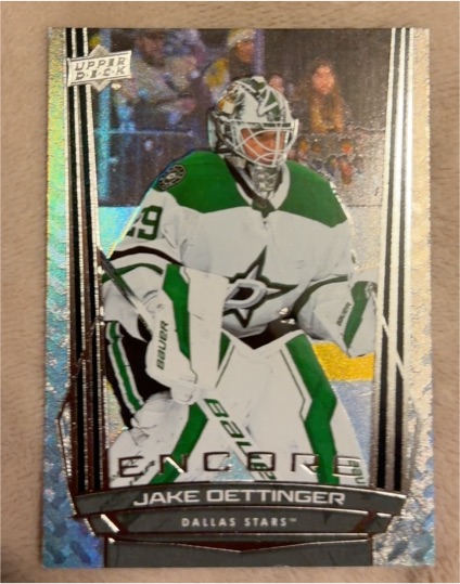 2025-26 Upper Deck Series 1 Encore #E-4 Jake Oettinger — front