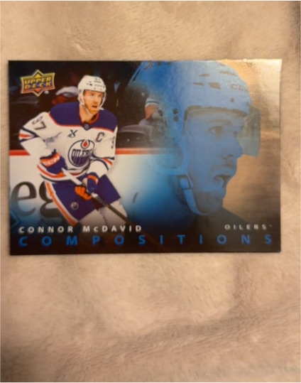 2025-26 Upper Deck Series 1 Compositions #CMP-5 Connor McDavid — front