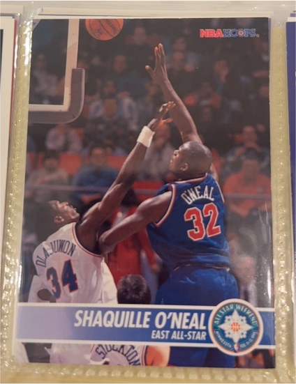 1994-95 NBA Hoops #231 Shaquille O'Neal East All-Star Orlando Magic — front