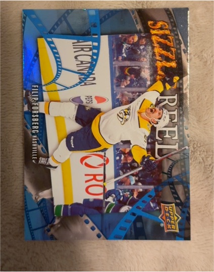 2025-26 Upper Deck Sizzle Reel #SR-33 Filip Forsberg — front