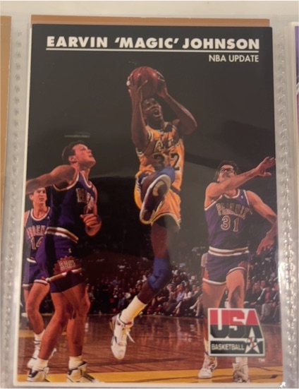 1992 SkyBox USA #28 Earvin 'Magic' Johnson — front