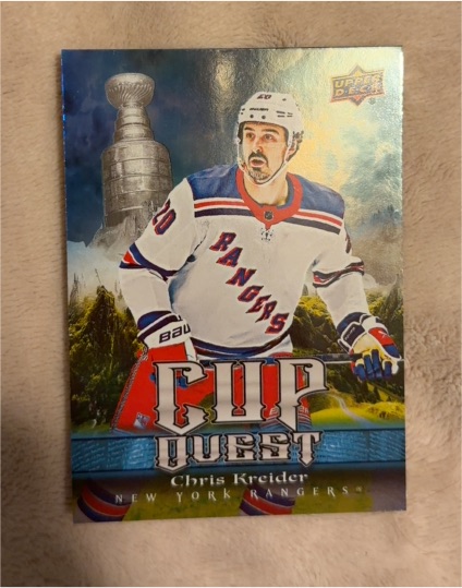 2025-26 Upper Deck Series 1 Cup Quest #CQ-13 Chris Kreider — front