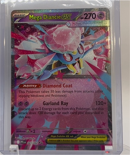 2015 Pokémon Phantasmal Flames #041 Mega Diancie ex — front