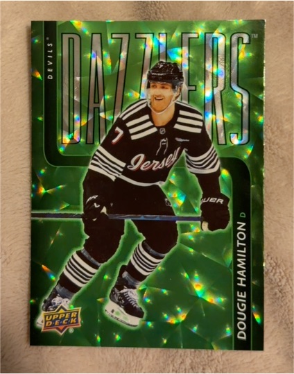 2025-26 Upper Deck Series 1 #DZ-25 Dougie Hamilton Dazzlers — front
