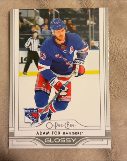 2025-26 Upper Deck Series 1 O-Pee-Chee Glossy #OG-12 Adam Fox — front