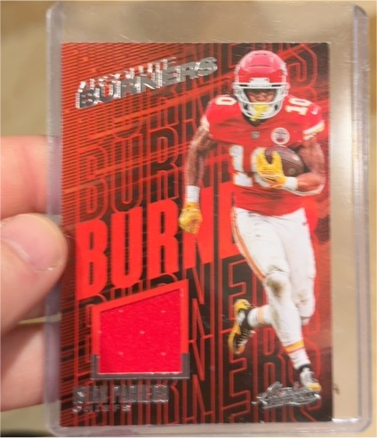 2023 Panini Absolute Absolute Burners #AB-9 Isiah Pacheco — front