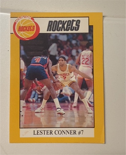 1990 Fleer #7 Lester Conner — front