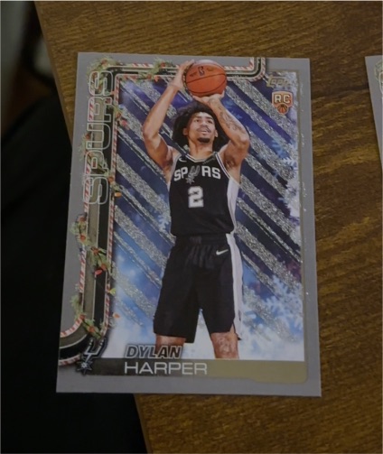 2025-26 Topps Holiday #H162 Dylan Harper — front