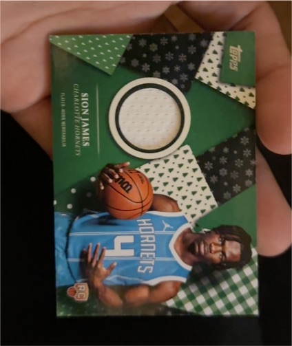 2025-26 Topps Holiday #HR-28 Sion James — front
