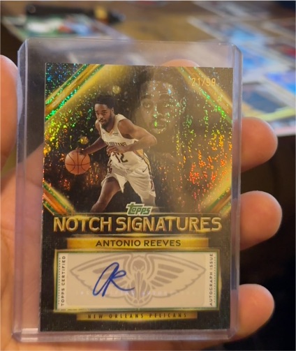 2025-26 Topps Notch Signatures #TNS-AREE Antonio Reeves — front