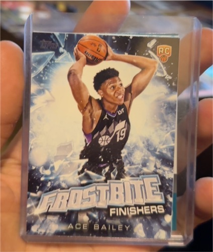 2025-26 Topps Holiday #FF-AB Ace Bailey Frostbite Finishers — front