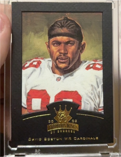 2002 Donruss Gridiron Kings #1 David Boston — front