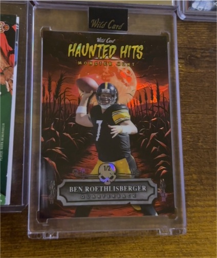 2025 Wild Card Haunted Hits Monster Hunt #2/2 Ben Roethlisberger — front
